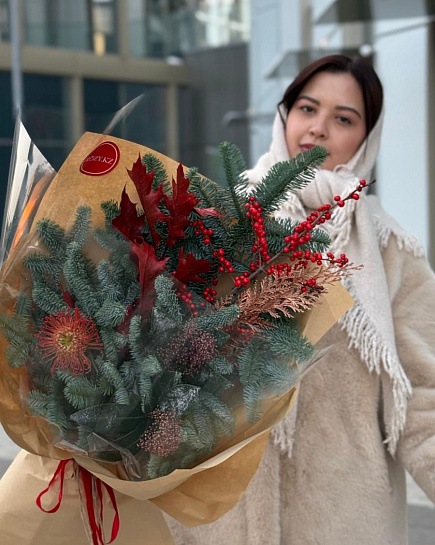 Зимняя охапка L с доставкой по Астане